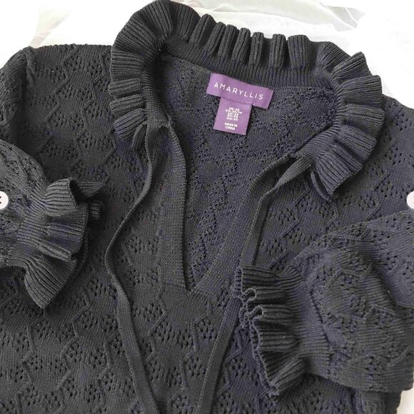 Knitted ruffle top - Picture 6 of 8